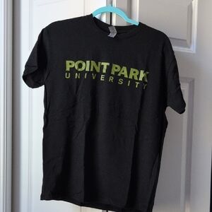 Black and Green Short Sleeve Tee